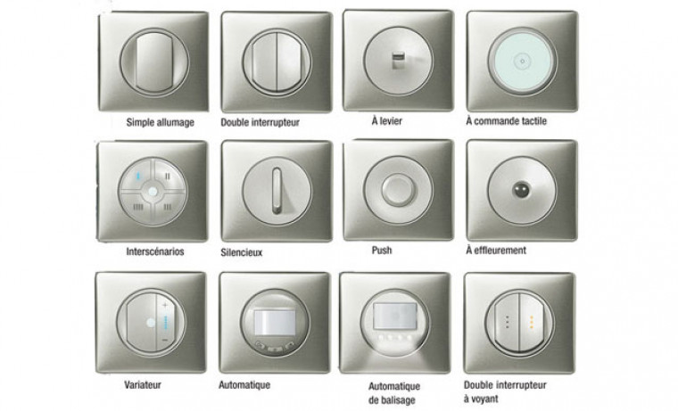 les différents types d'interrupteurs